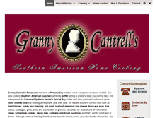 Tablet Screenshot of grannycantrells.com